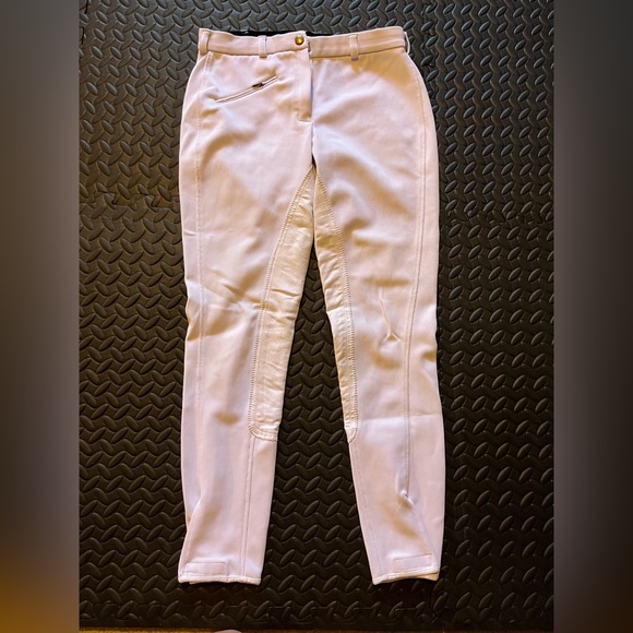 Tuff rider low rise, full seat breeches, size 28,  white - Picture 1 of 4